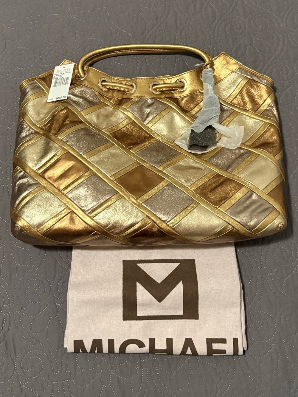 Michael Kors Patchwork Large North/South Tote